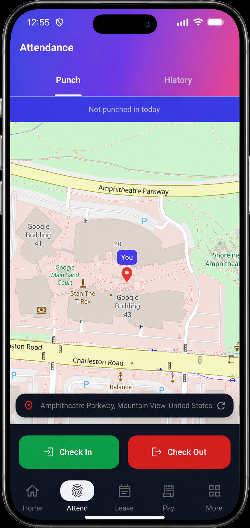 AuriHR geo punch screenshot
